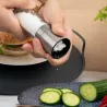 Silwy Gewürzmühlen Set 2 macinaspezie magnetici in vetro
