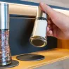 Silwy Gewürzmühlen Set 2 macinaspezie magnetici in vetro