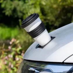 Silwy To-Go-Cup tazza magnetica  in porcellana con coperchio