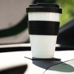 Silwy To-Go-Cup tazza magnetica  in porcellana con coperchio