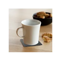 Silwy Set di 2 tazze magnetiche Bianco in porcellana