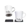 Silwy Set di 2 tazze magnetiche Camping in porcellana