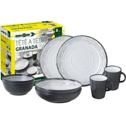 Brunner - Set stoviglie Tête-à-tête Granada 8 pz.