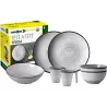 Brunner - Set stoviglie Tête-à-tête Tivoli 8 pz.