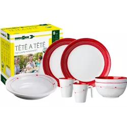 Brunner - Set stoviglie Tête-à-tête Cosmic 8 pz.