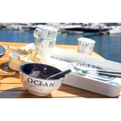 Brunner - Set stoviglie Tête-à-tête Blue Ocean 8 pz.