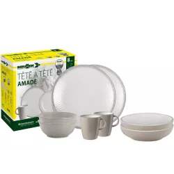 Brunner - Set stoviglie Tête-à-tête Amadè 8 pz.