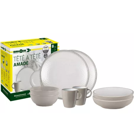 Brunner - Set stoviglie Tête-à-tête Amadè 8 pz. Brunner - Set stoviglie Tête-à-tête Amadè 8 pz.