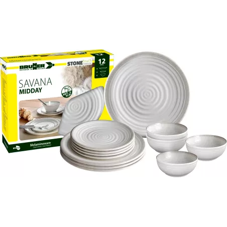 Brunner - Set stoviglie Midday Savana 12 pz. Brunner - Set stoviglie Midday Savana 12 pz.
