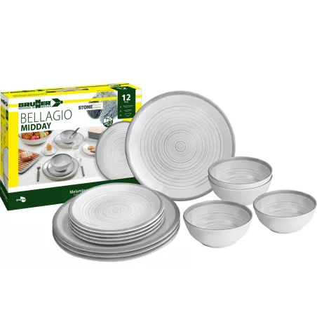 Brunner - Set stoviglie Midday Bellagio 12 pz. Brunner - Set stoviglie Midday Bellagio 12 pz.