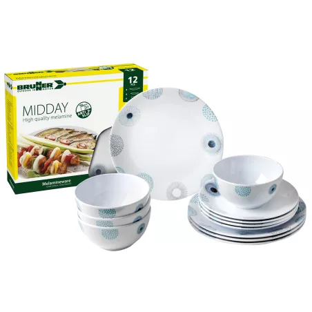 Brunner - Set stoviglie Midday Deep Sea 12 pz. Brunner - Set stoviglie Midday Deep Sea 12 pz.